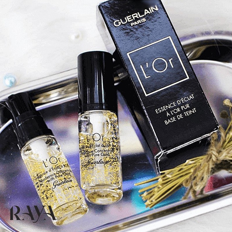 پرایمر و پایه آرایشی صاف کننده و درخشان کننده صورت گرلین Guerlain L’OR Essence d’Eclat a l’Or Pur Base de Teint
